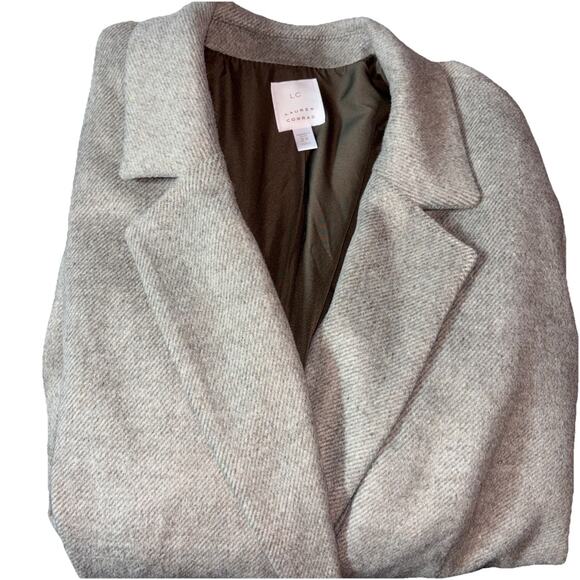 Lauren Conrad Womens Solid Double Breasted Blazer Size 2X Career Warm Heavy NWT - Picture 8 of 8